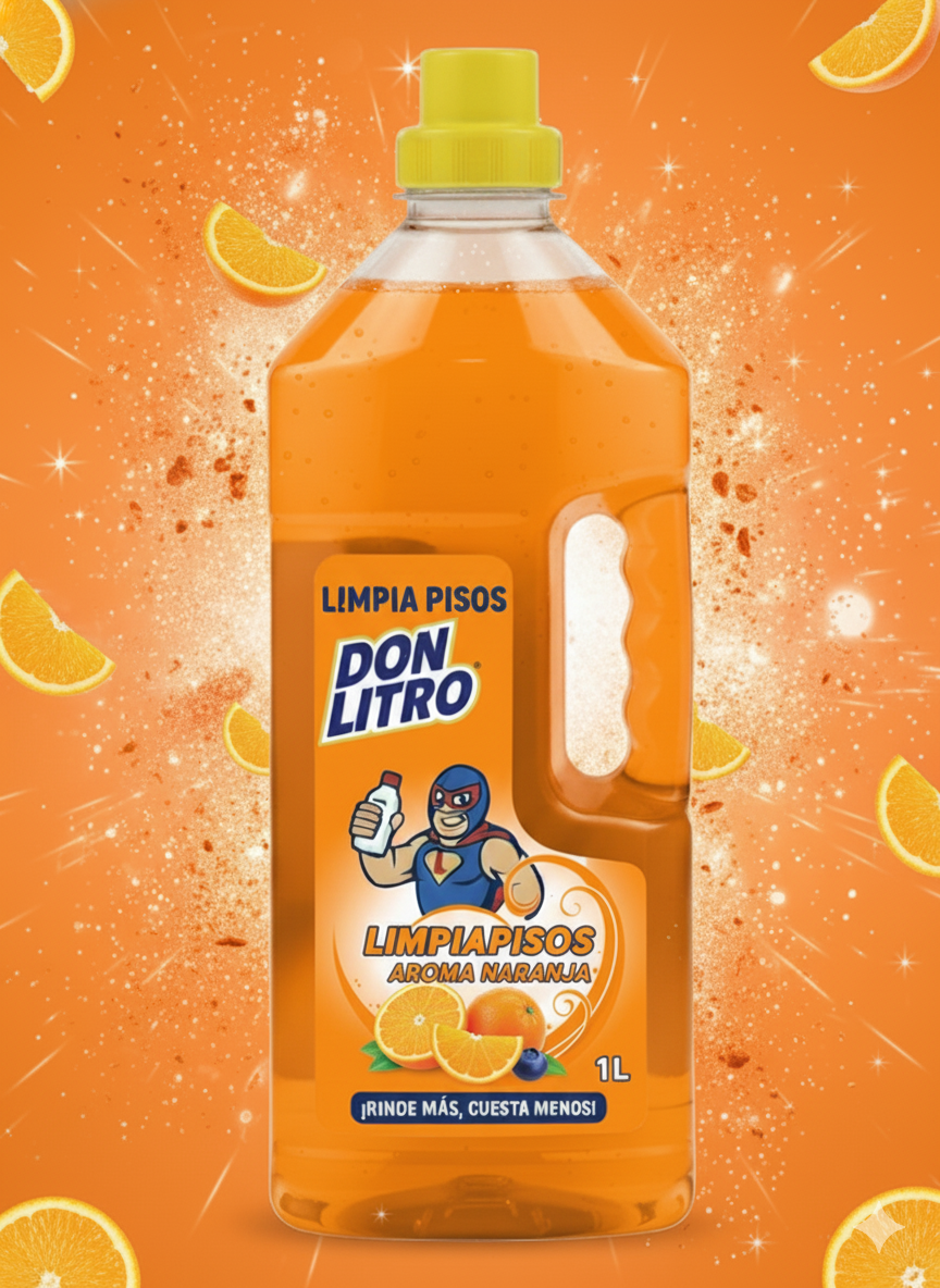 Limpia pisos Aroma a Naranja